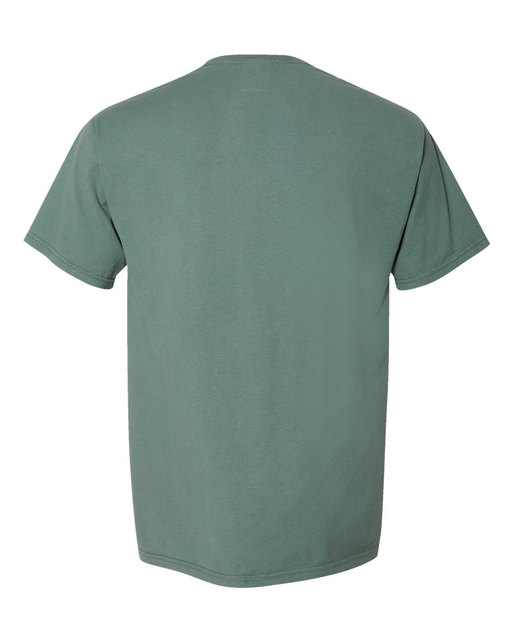 Men's Garment-Dyed T-Shirt - Back - B35100543 - Cypress Green
