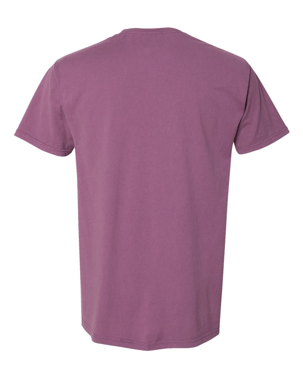 Men's Garment-Dyed T-Shirt - Back - B35100673 - Purple Plum Raisin