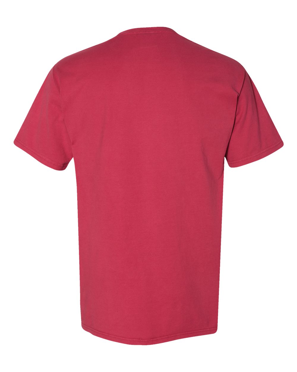 Men's Garment-Dyed T-Shirt - Back - B35100703 - Crimson Fall