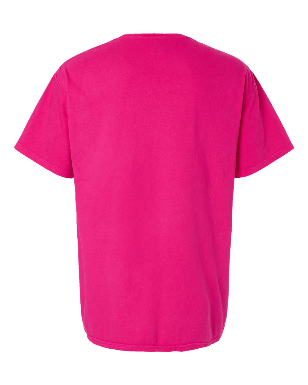 Men's Garment-Dyed T-Shirt - Back - B35100883 - Peony Pink