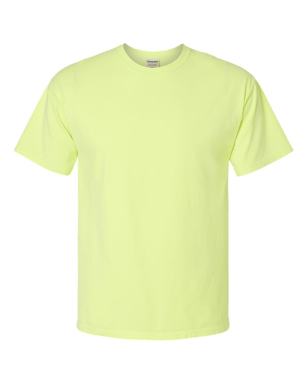 Men's Garment-Dyed T-Shirt - Front - B35100103 - Chic Lime