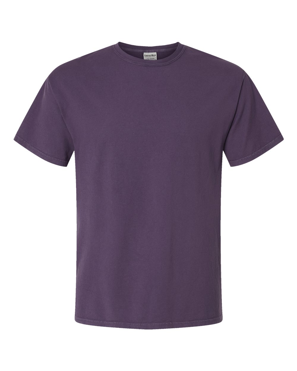 Men's Garment-Dyed T-Shirt - Front - B35100153 - Grape Soda