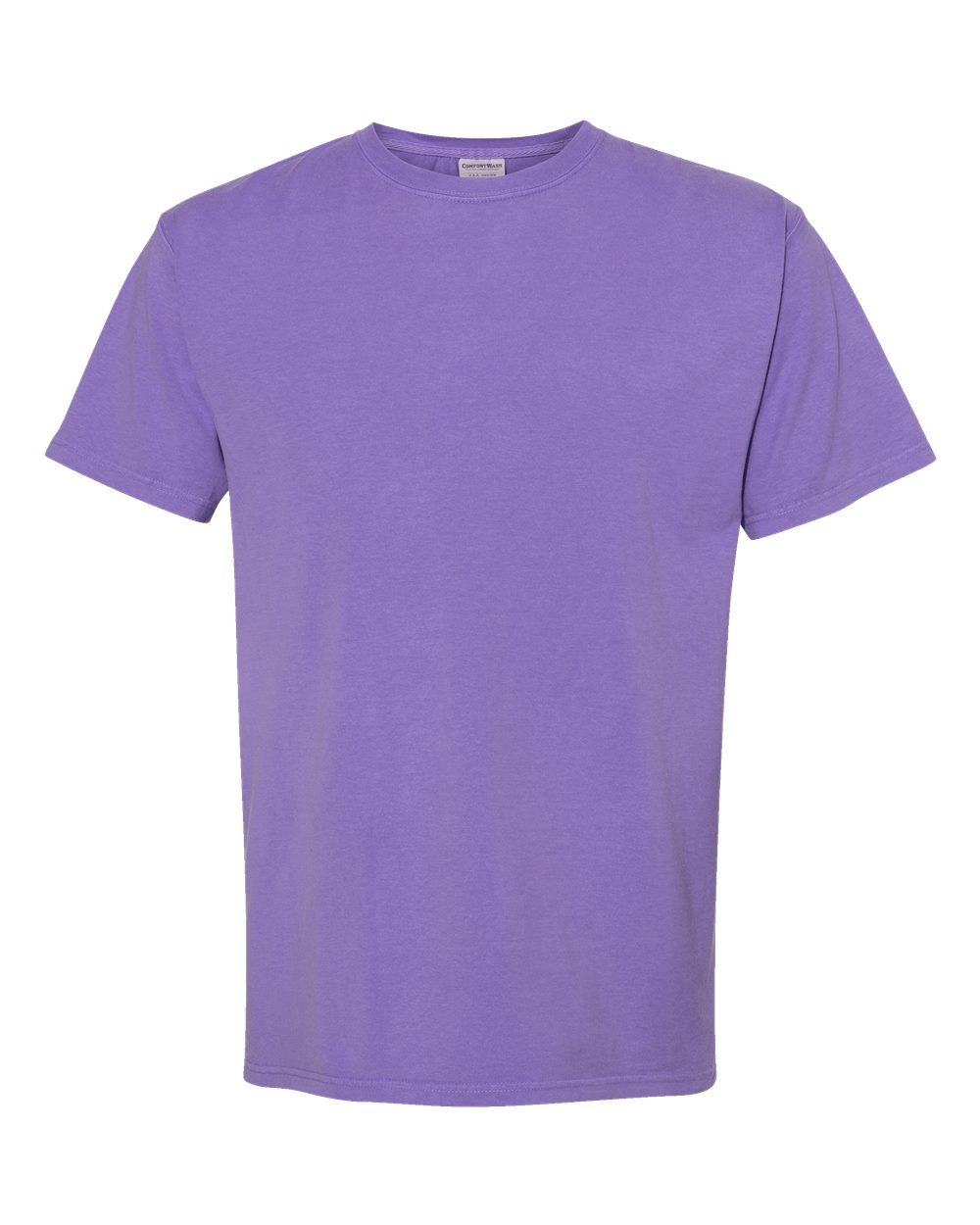 Men's Garment-Dyed T-Shirt - Front - B35100213 - Lavender