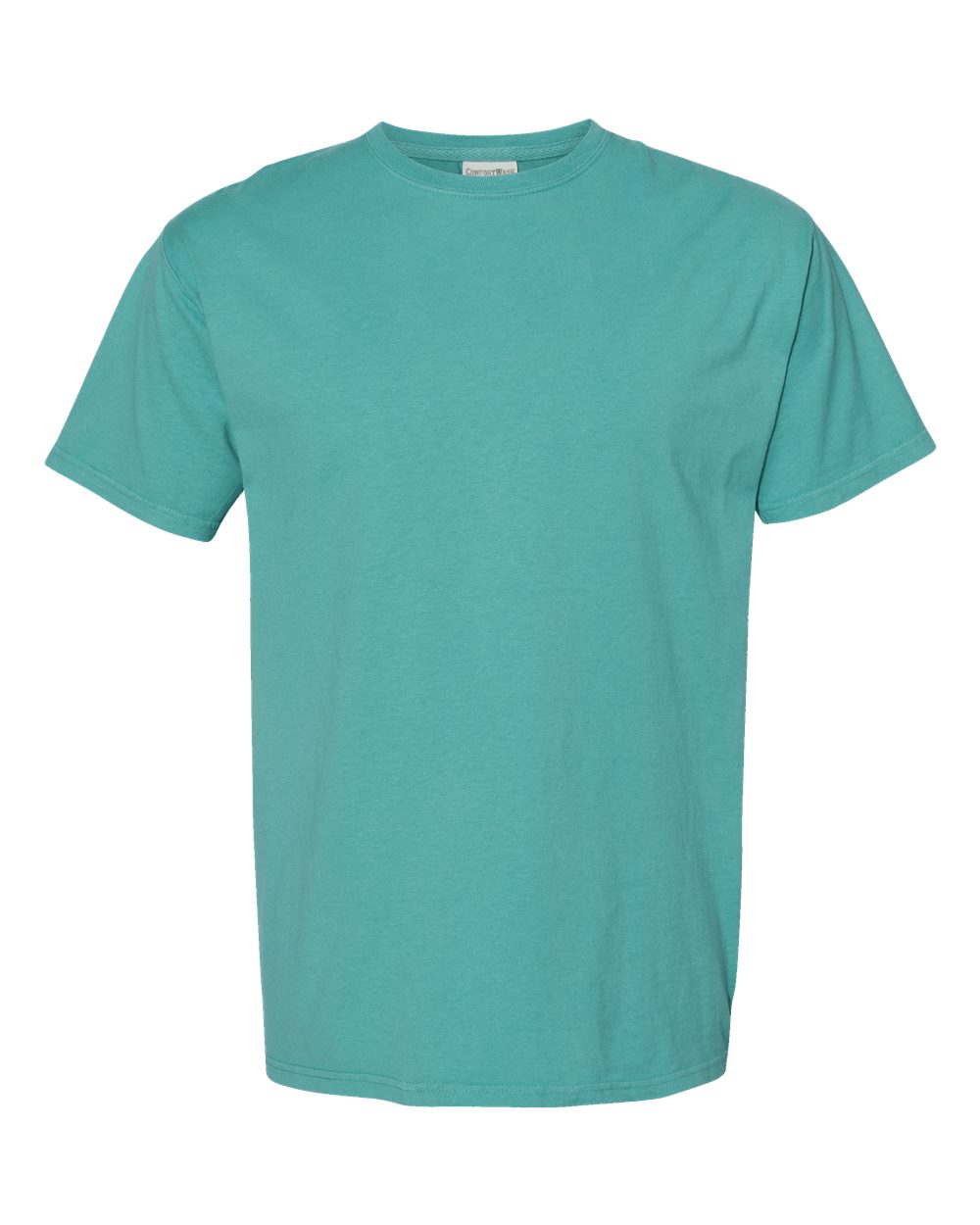 Men's Garment-Dyed T-Shirt - Front - B35100293 - Spanish Moss