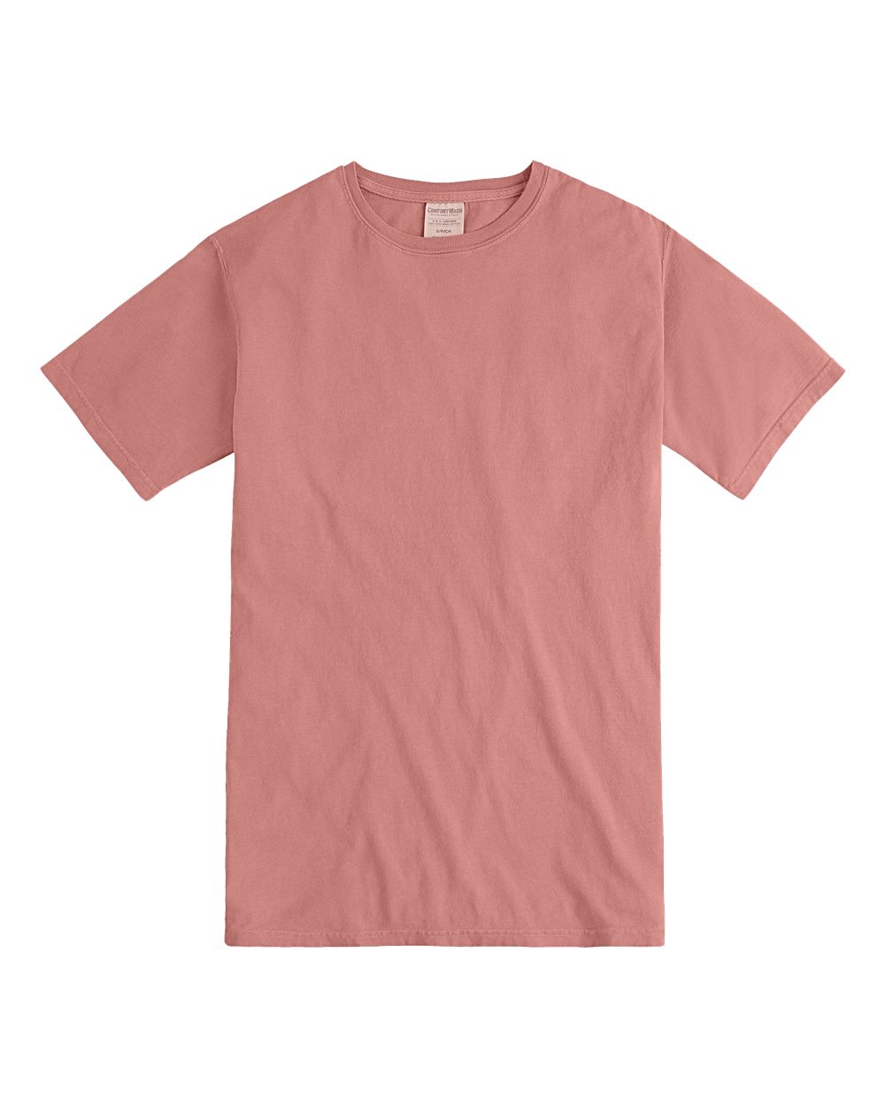 Men's Garment-Dyed T-Shirt - Front - B35100303 - Mauve