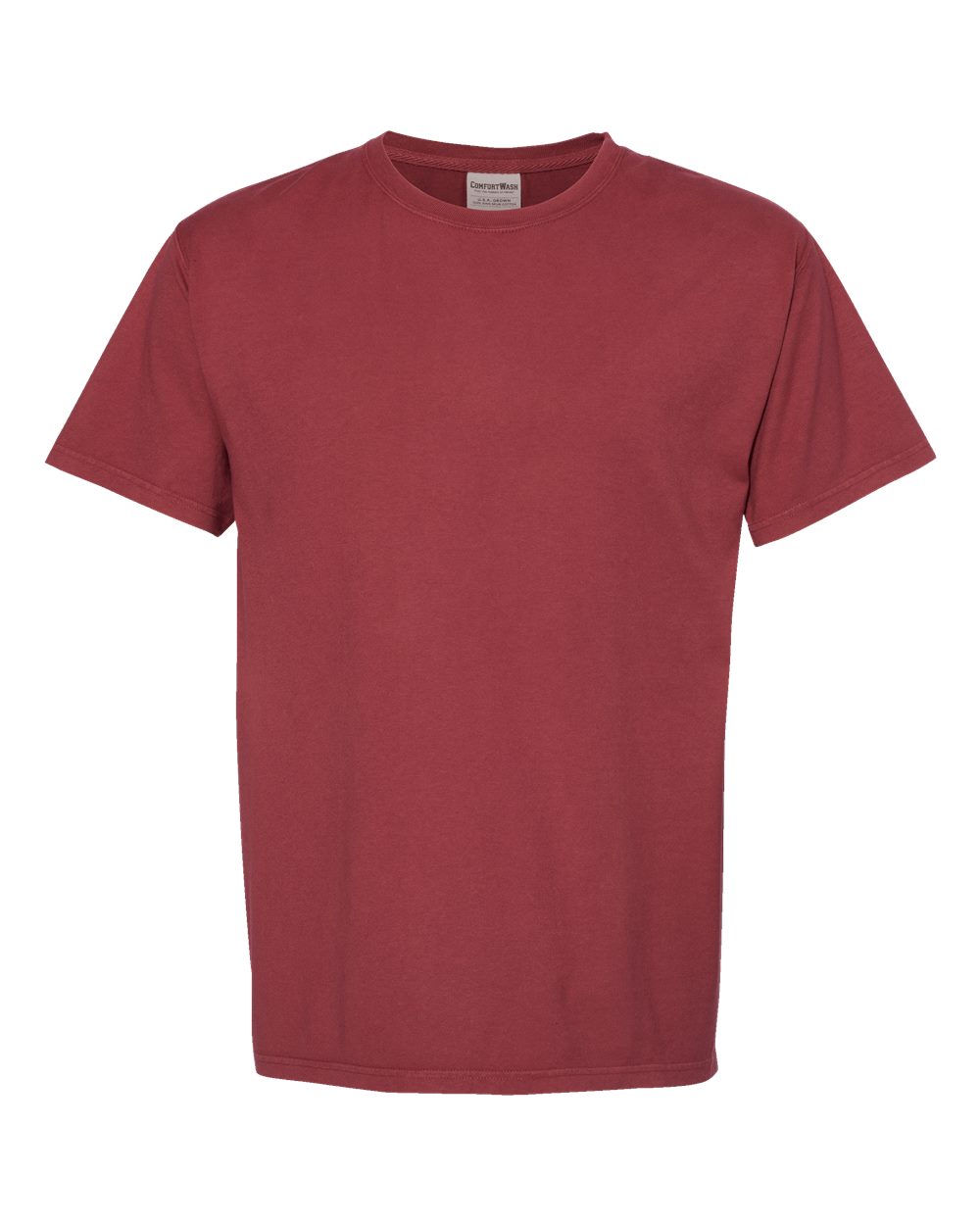 Men's Garment-Dyed T-Shirt - Front - B35100322 - Cayenne