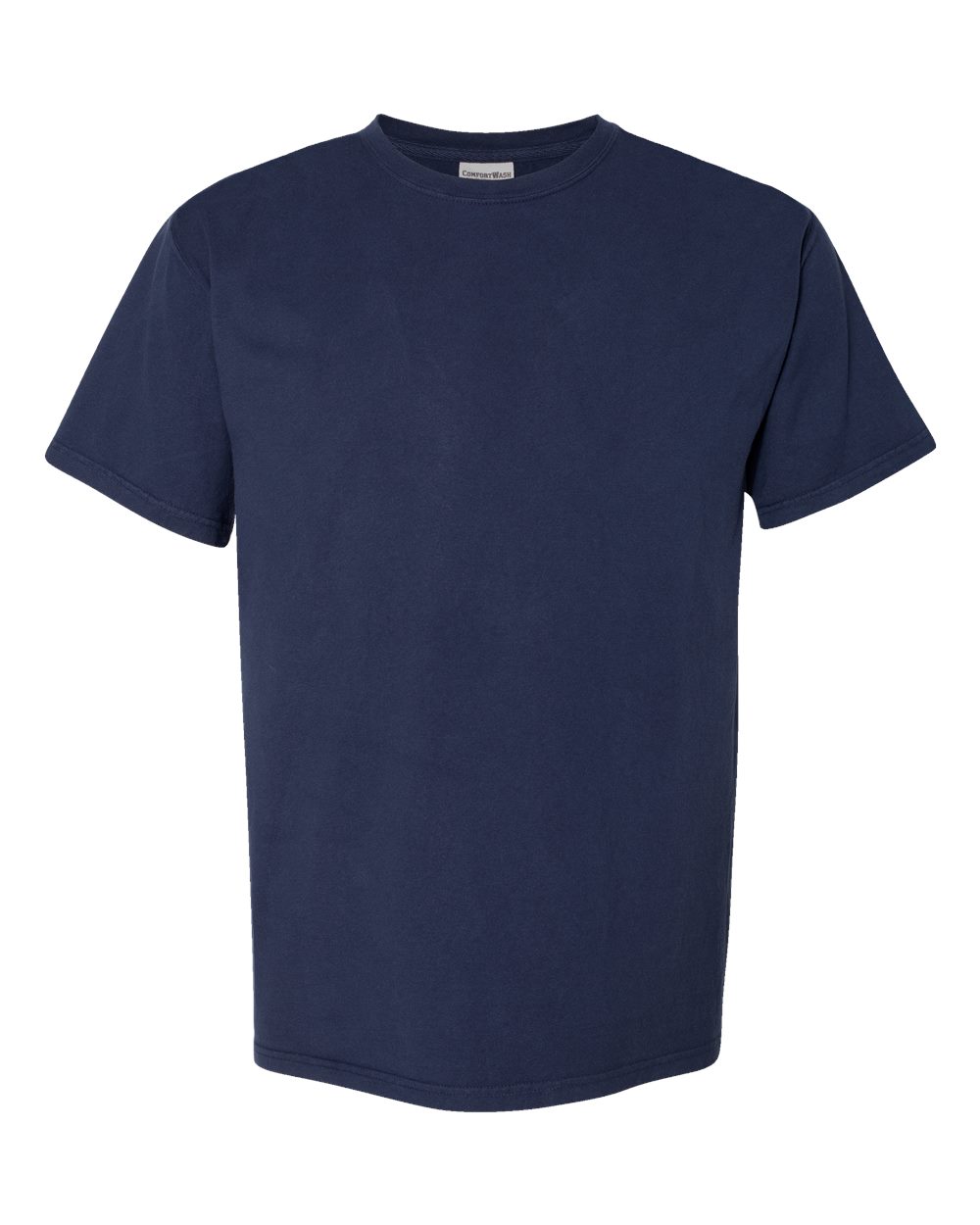 Men's Garment-Dyed T-Shirt - Front - B35100653 - Navy