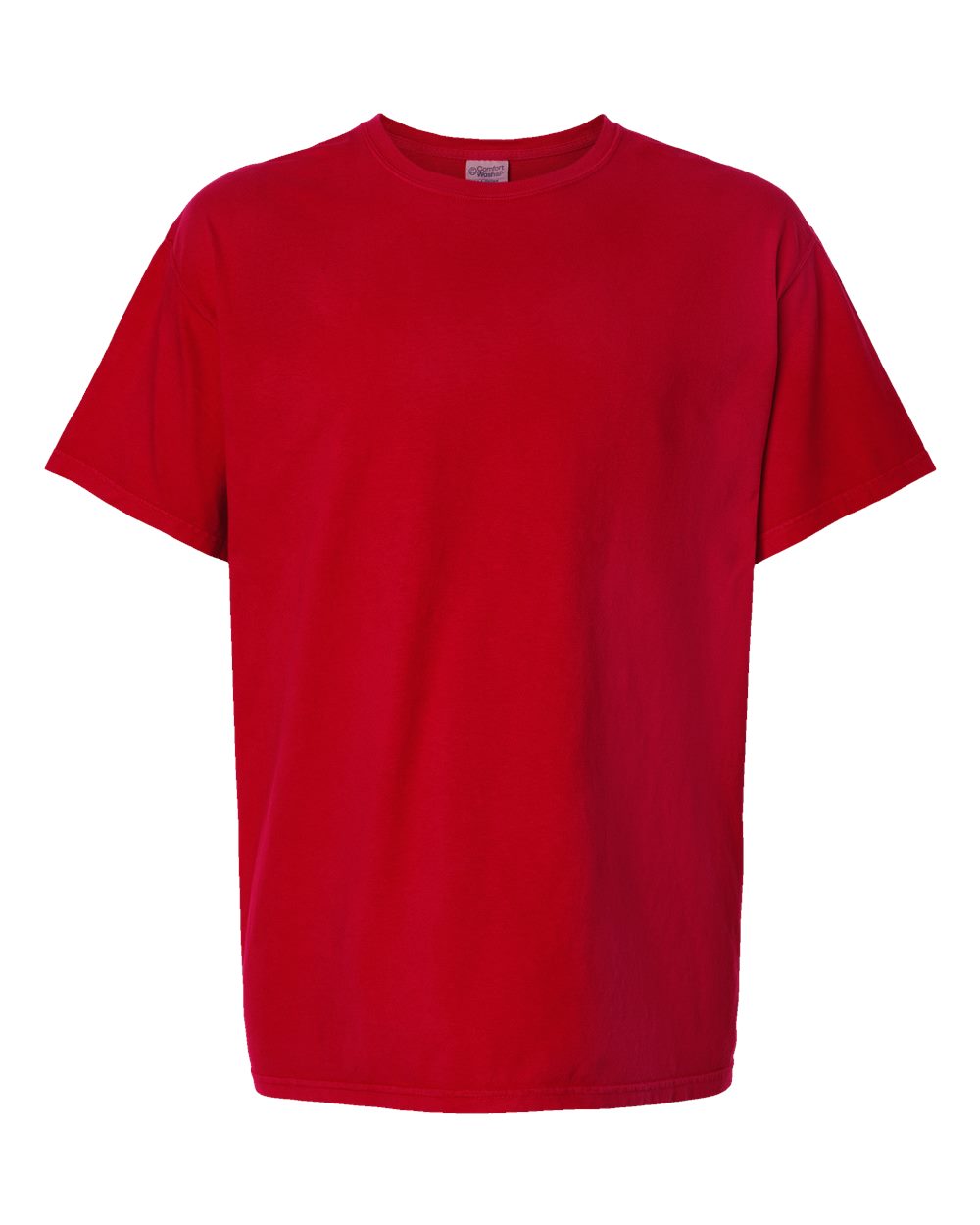 Men's Garment-Dyed T-Shirt - Front - B35100733 - Athletic Red