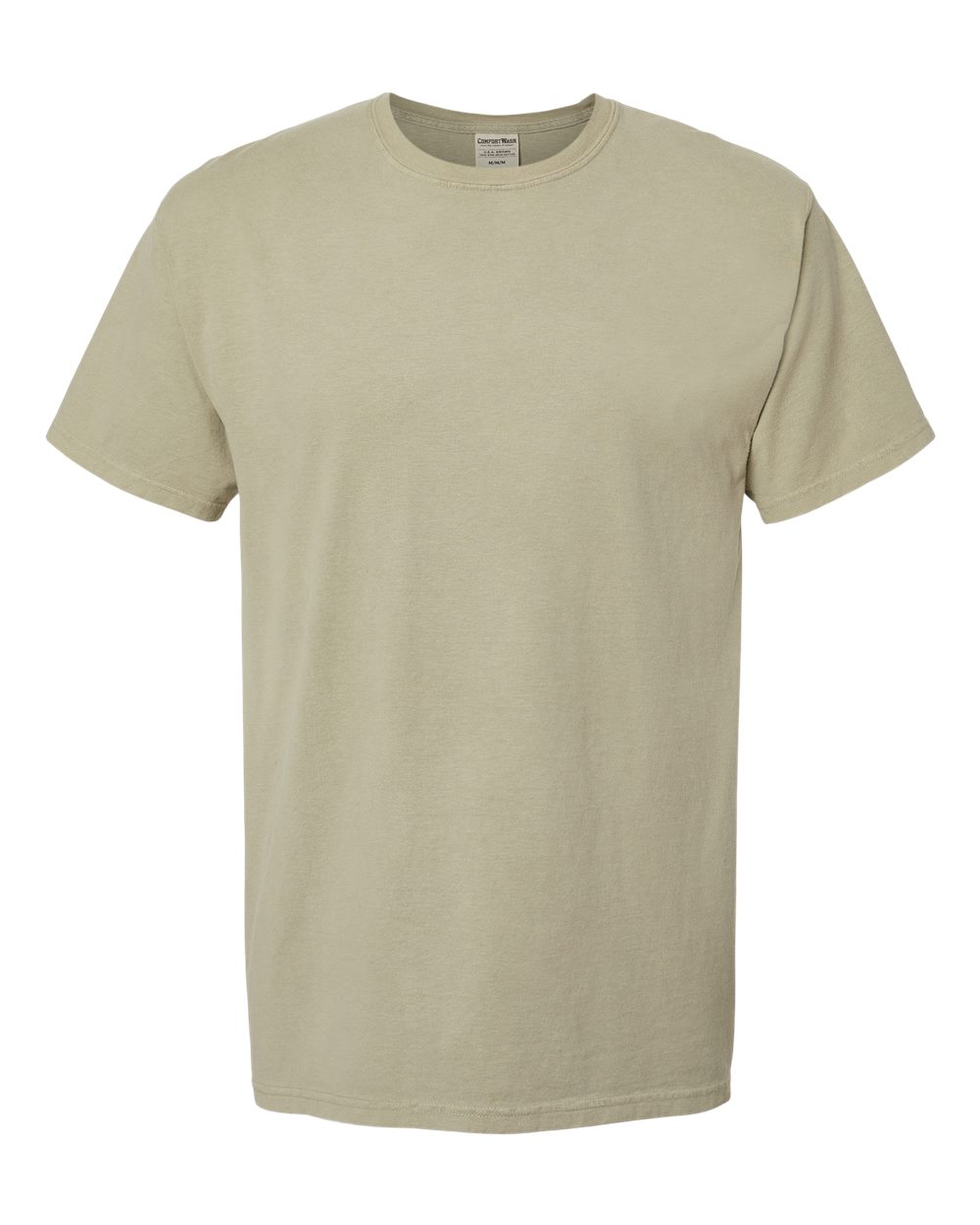 Men's Garment-Dyed T-Shirt - Front - B35100773 - Faded Fatigue