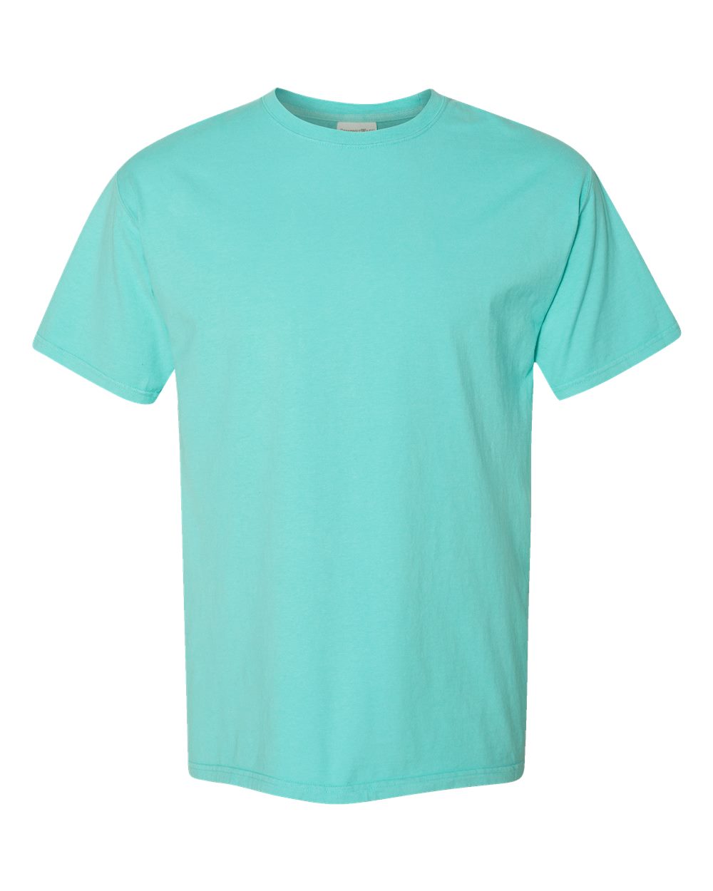 Men's Garment-Dyed T-Shirt - Front - B35100873 - Mint