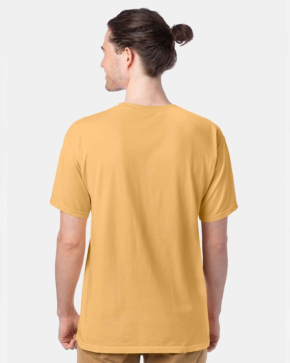 Men's Garment-Dyed T-Shirt - OnModelBack - B35100063 - Artisan Gold