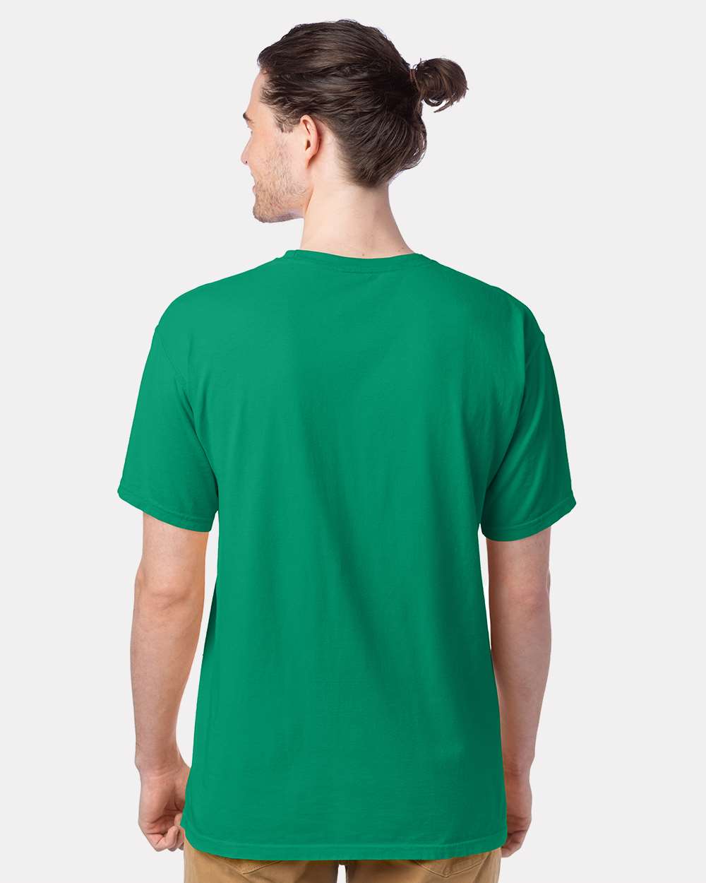 Men's Garment-Dyed T-Shirt - OnModelBack - B35100083 - Rich Green Grass