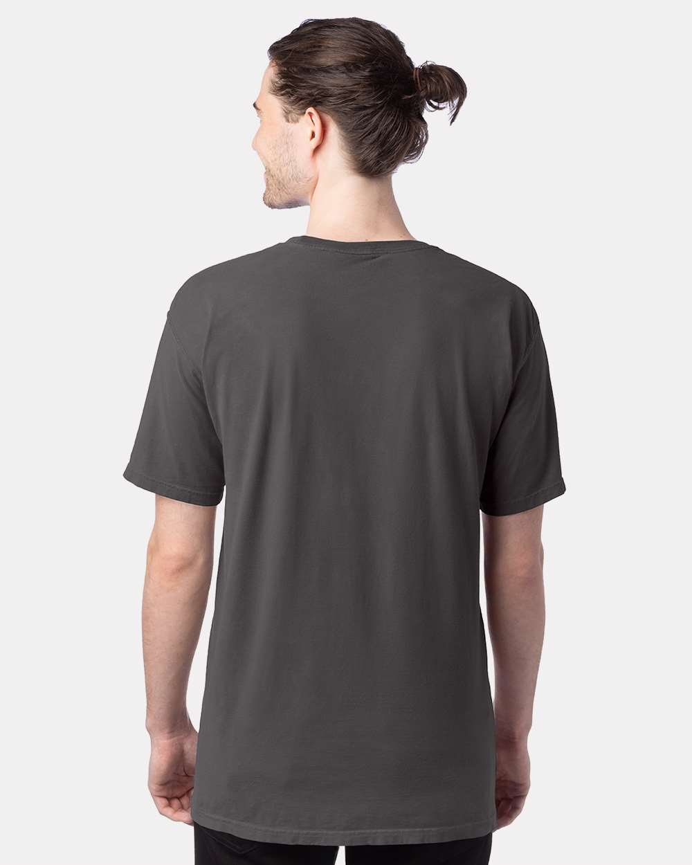 Men's Garment-Dyed T-Shirt - OnModelBack - B35100093 - New Railroad Grey