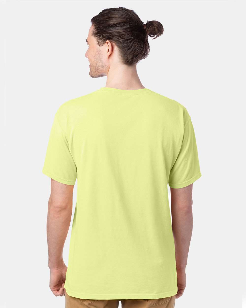 Men's Garment-Dyed T-Shirt - OnModelBack - B35100103 - Chic Lime