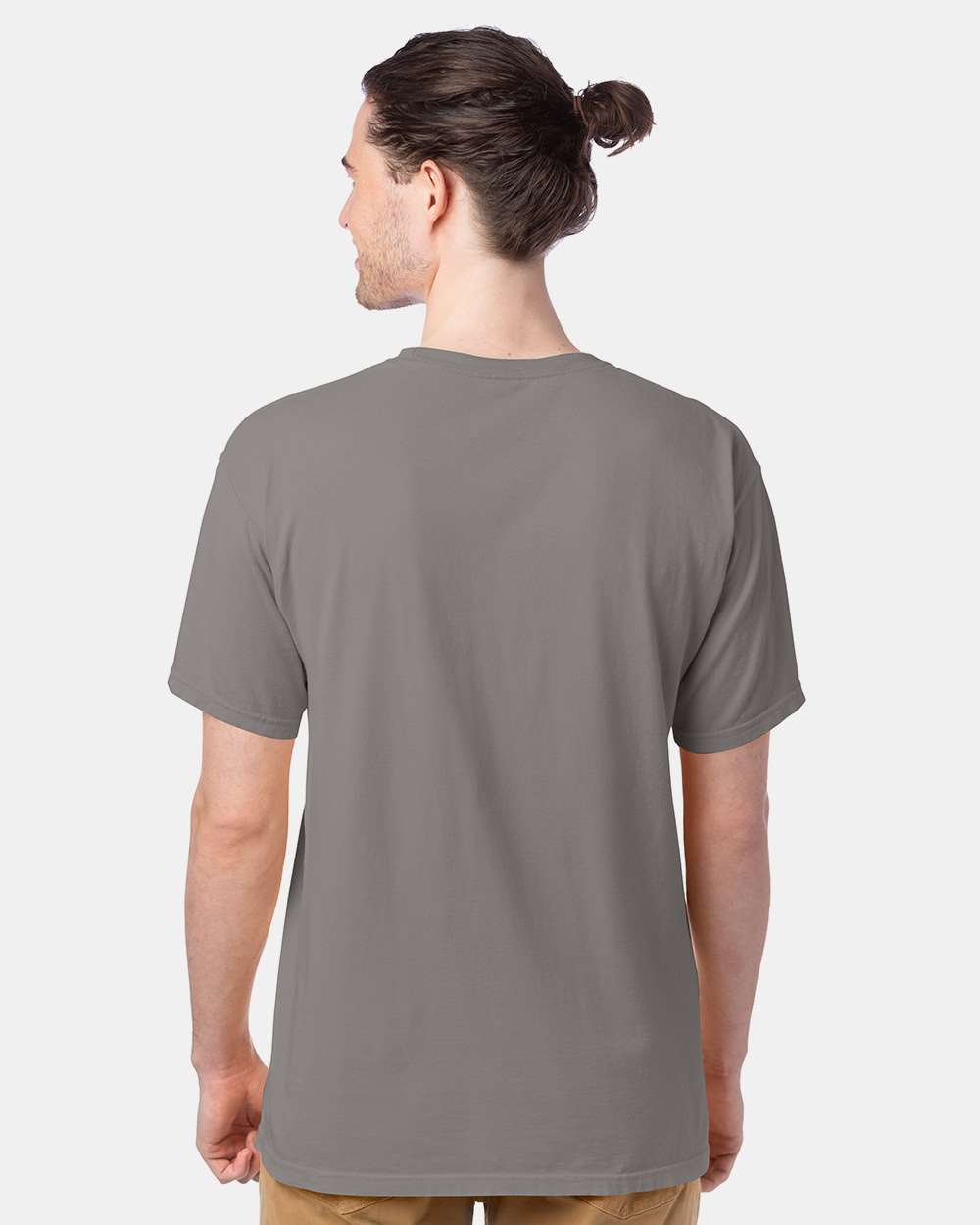 Men's Garment-Dyed T-Shirt - OnModelBack - B35100133 - Concrete Grey