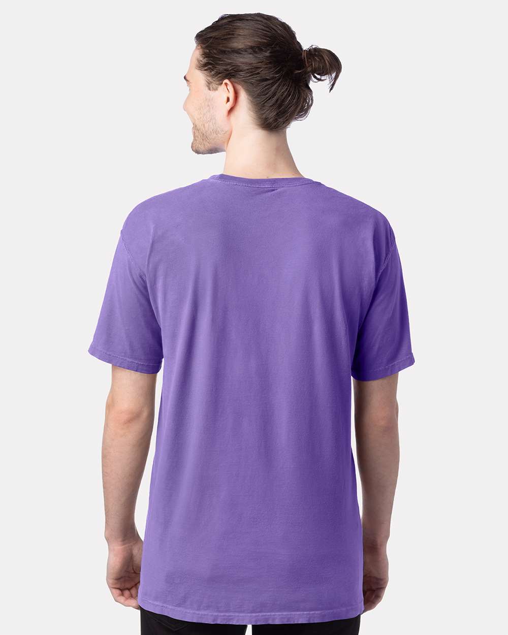 Men's Garment-Dyed T-Shirt - OnModelBack - B35100213 - Lavender