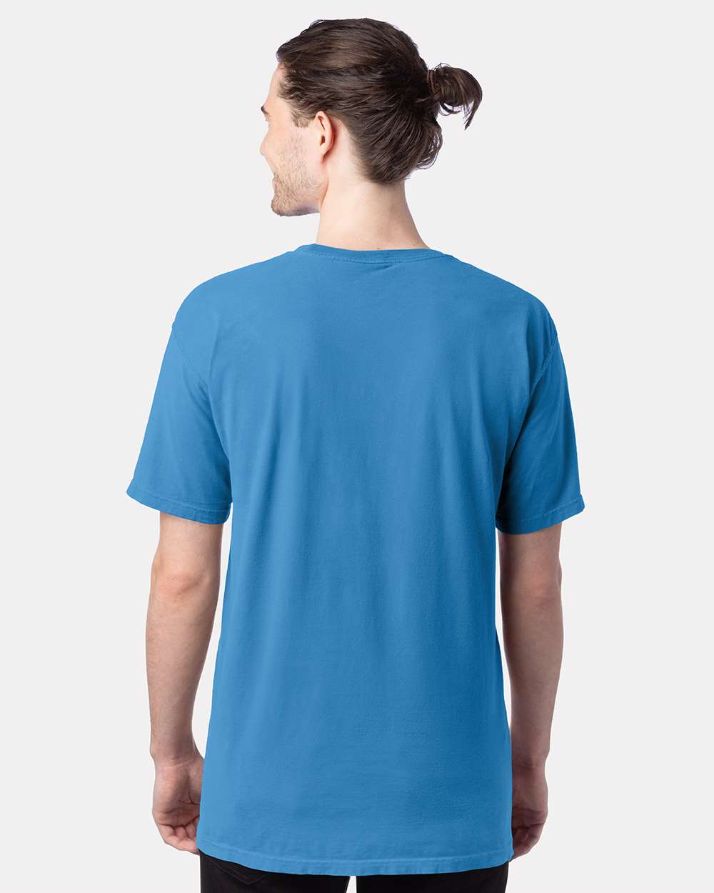 Men's Garment-Dyed T-Shirt - OnModelBack - B35100253 - Summer Sky Blue