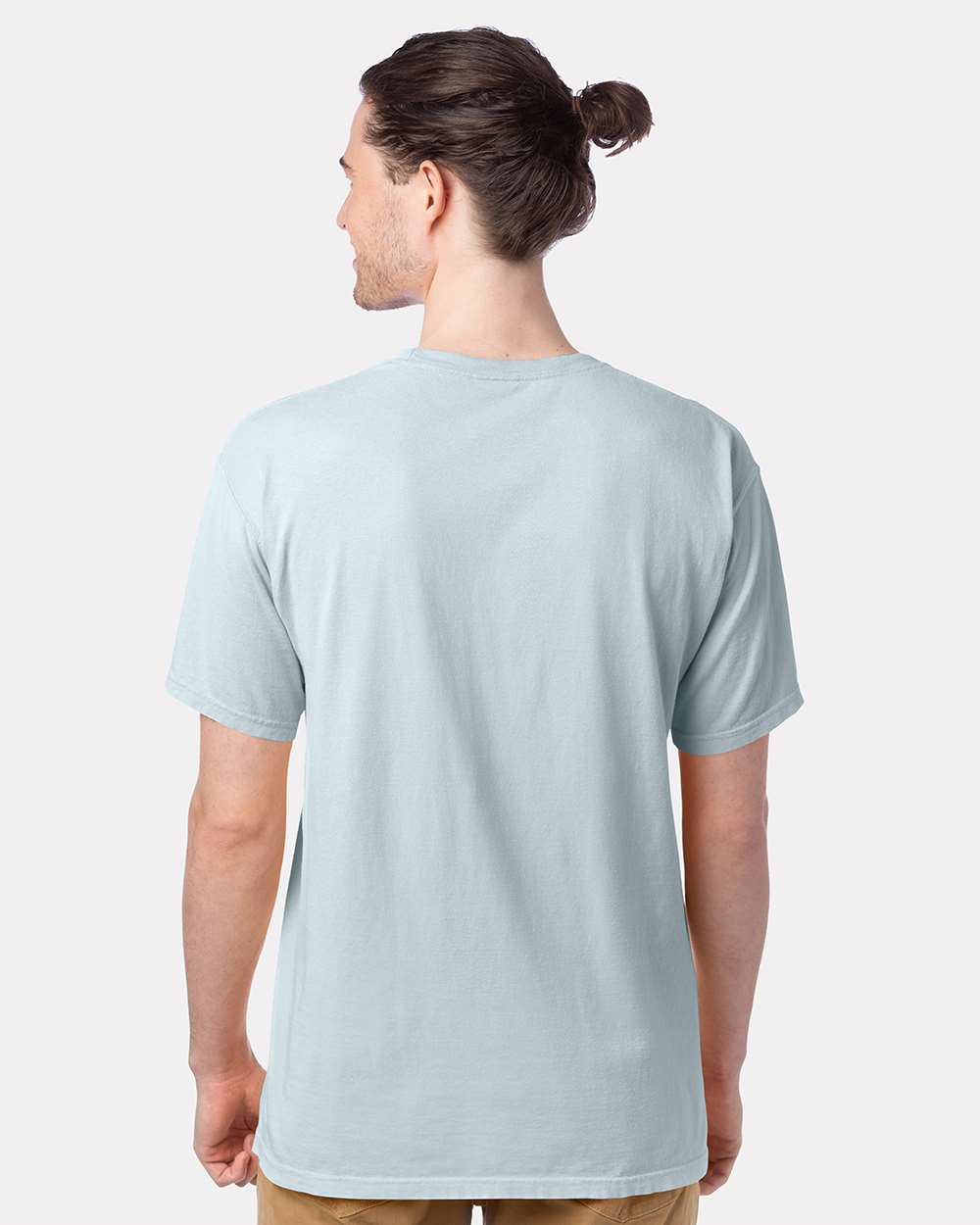 Men's Garment-Dyed T-Shirt - OnModelBack - B35100263 - Soothing Blue