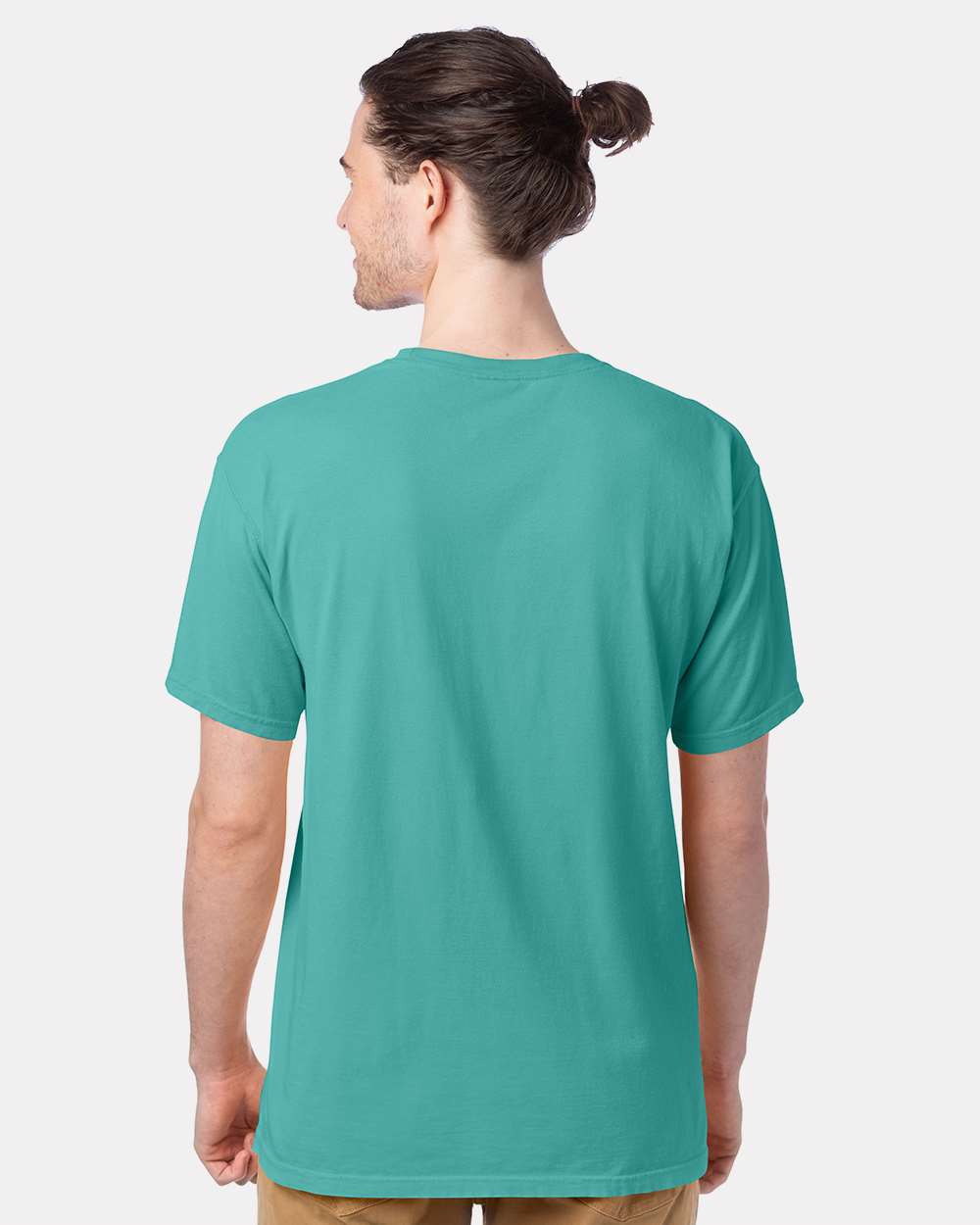 Men's Garment-Dyed T-Shirt - OnModelBack - B35100293 - Spanish Moss
