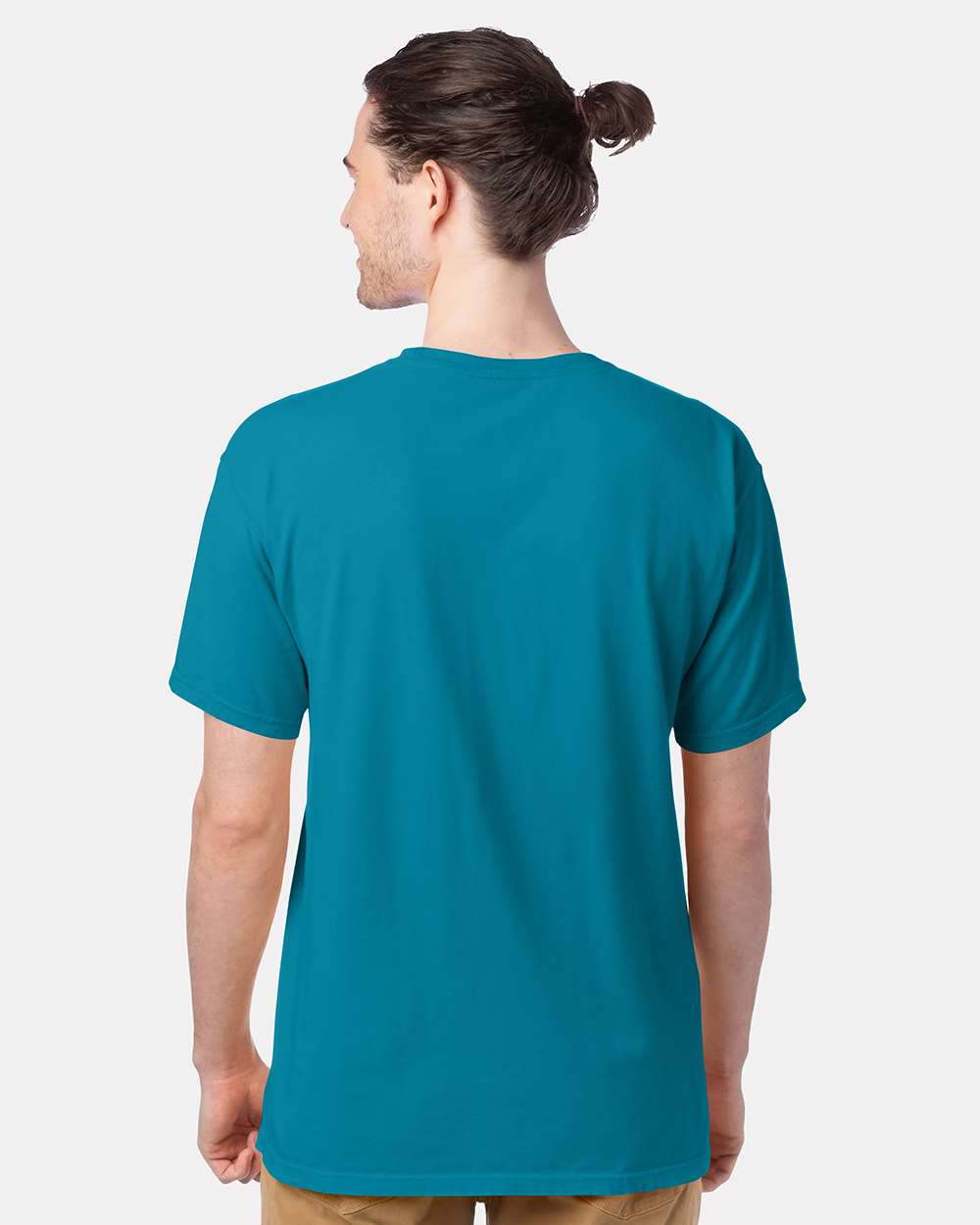 Men's Garment-Dyed T-Shirt - OnModelBack - B35100334 - Ocean Depths