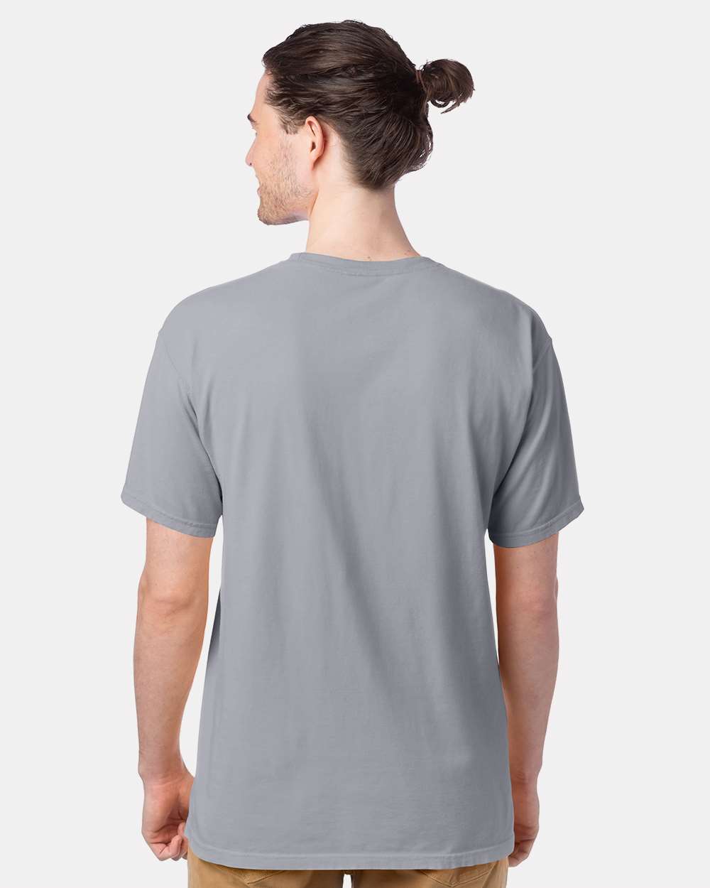 Men's Garment-Dyed T-Shirt - OnModelBack - B35100353 - Silverstone