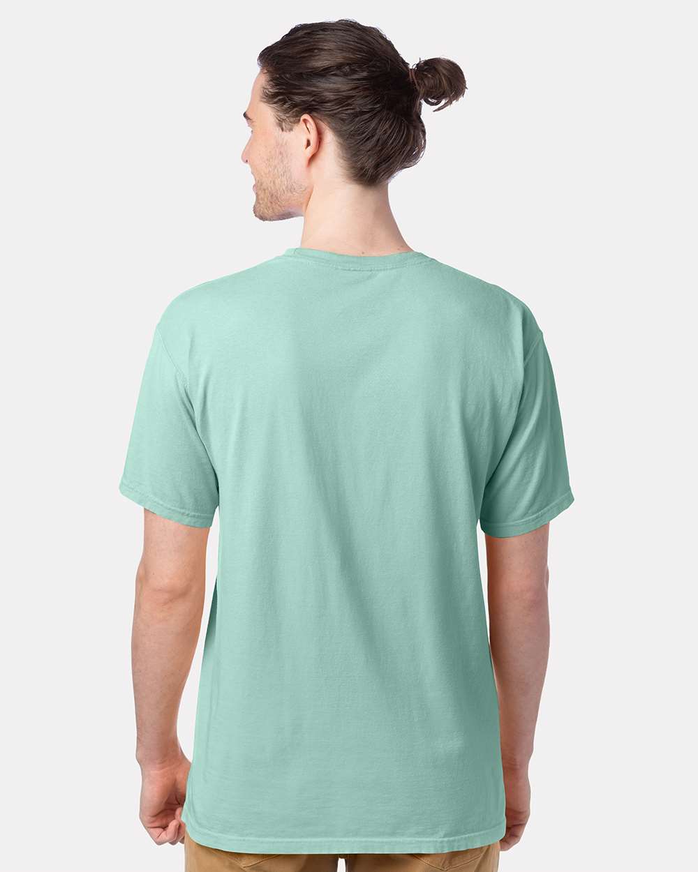 Men's Garment-Dyed T-Shirt - OnModelBack - B35100472 - Honeydew