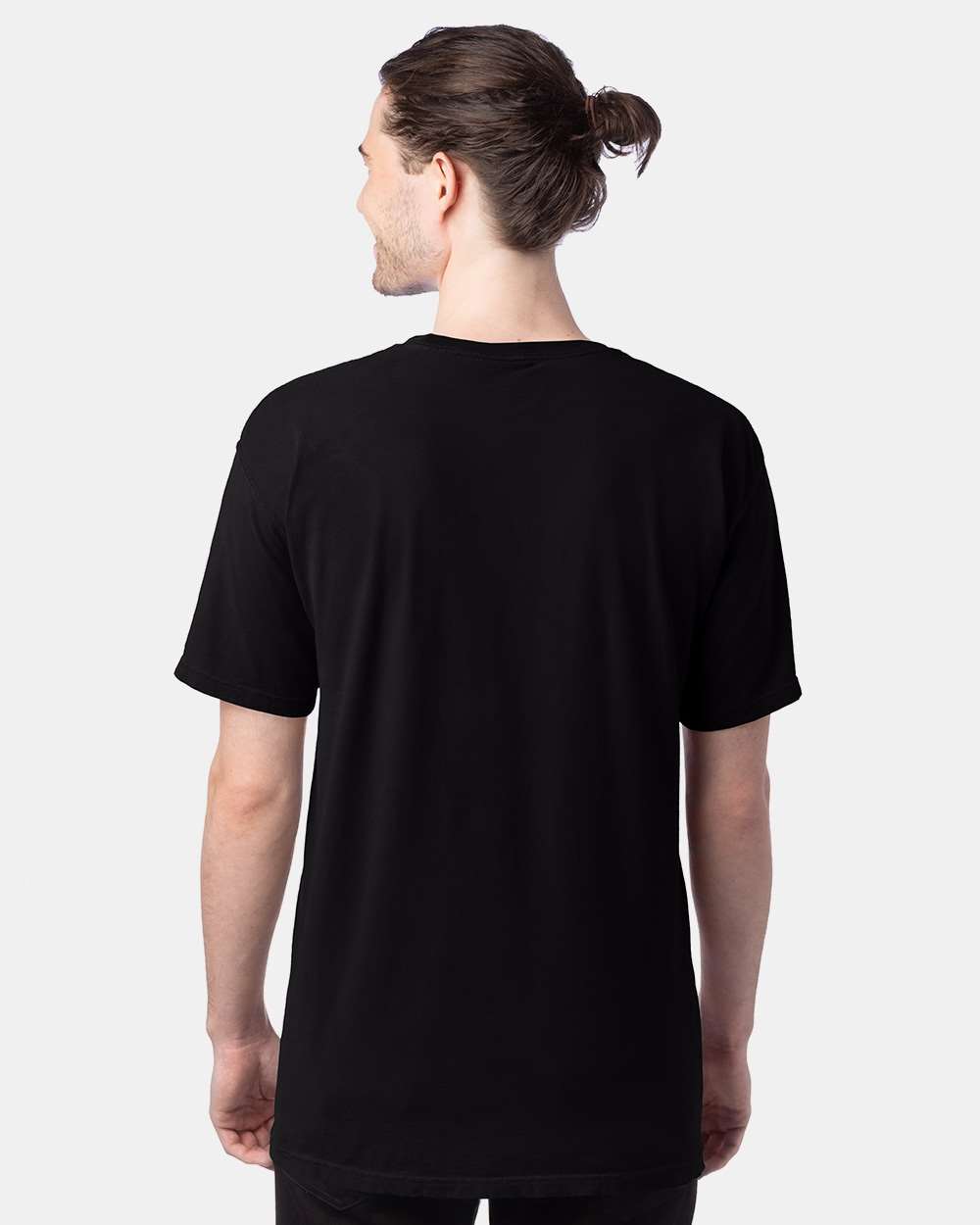 Men's Garment-Dyed T-Shirt - OnModelBack - B35100503 - Black