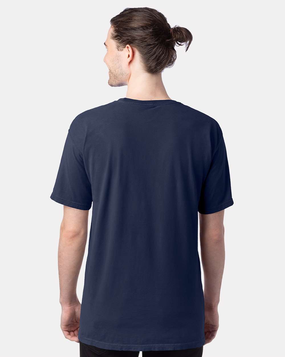 Men's Garment-Dyed T-Shirt - OnModelBack - B35100653 - Navy