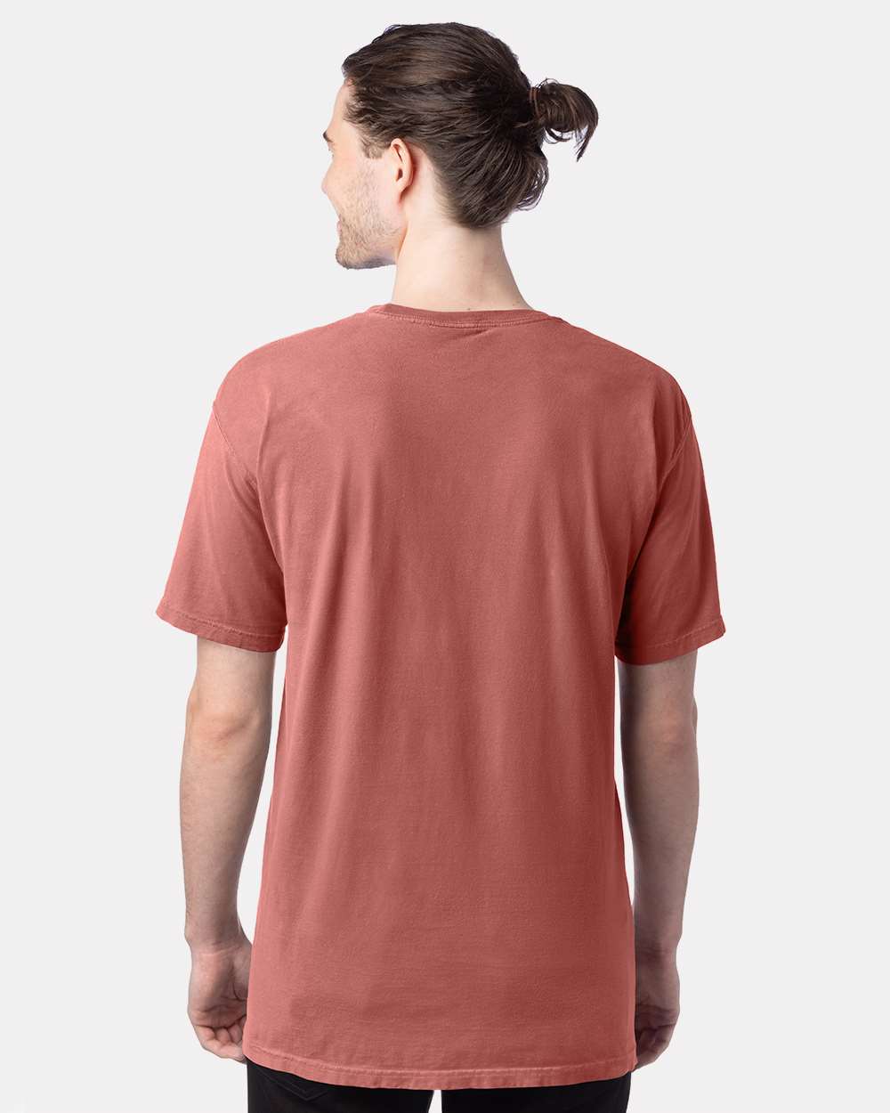 Men's Garment-Dyed T-Shirt - OnModelBack - B35100723 - Nantucket Red