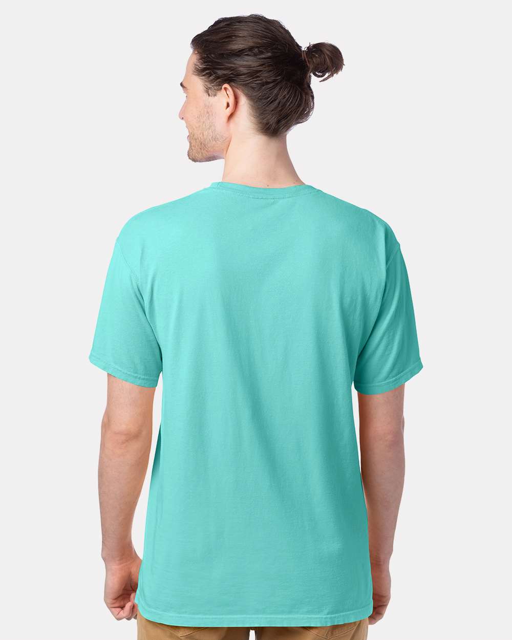 Men's Garment-Dyed T-Shirt - OnModelBack - B35100873 - Mint