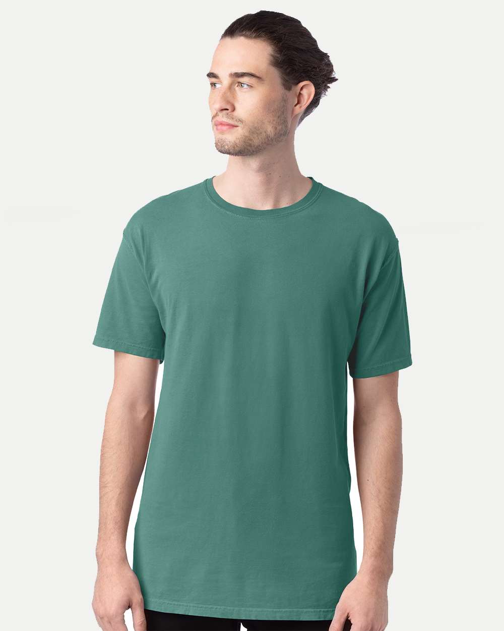 Men's Garment-Dyed T-Shirt - OnModelFront - B35100173 - Cactus