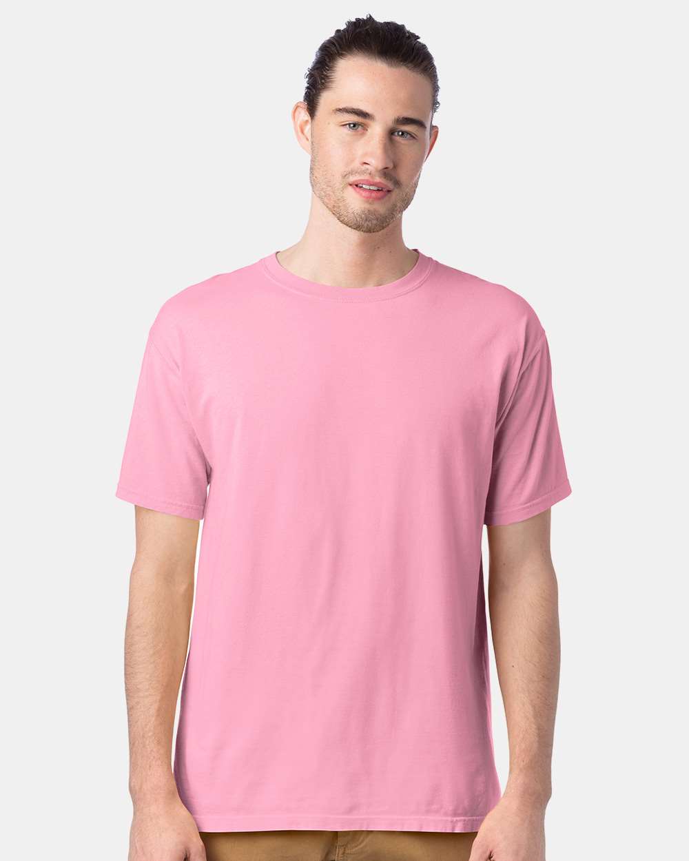 Men's Garment-Dyed T-Shirt - OnModelFront - B35100312 - Cotton Candy