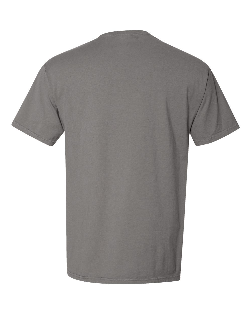 Unisex Garment-Dyed Pocket T-Shirt - Back - B35200133 - Concrete Grey