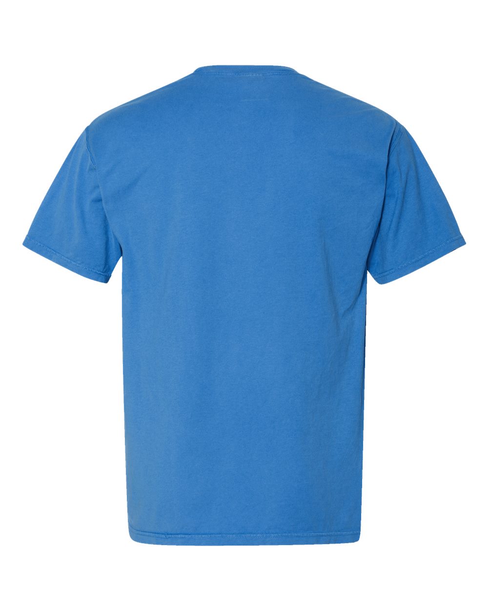 Unisex Garment-Dyed Pocket T-Shirt - Back - B35200253 - Summer Sky Blue