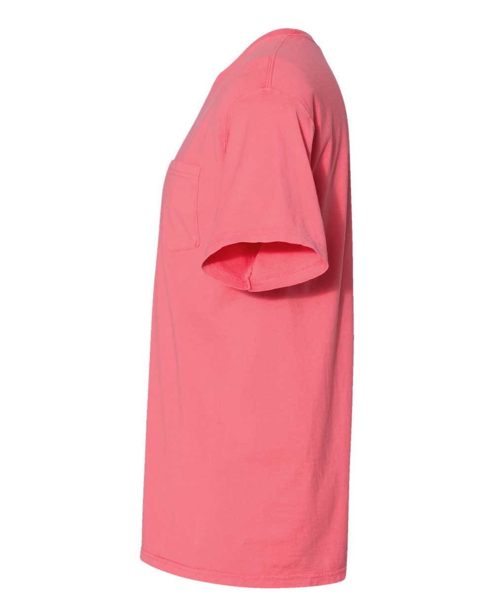 Unisex Garment-Dyed Pocket T-Shirt - DirectSide - B35200273 - Coral Craze