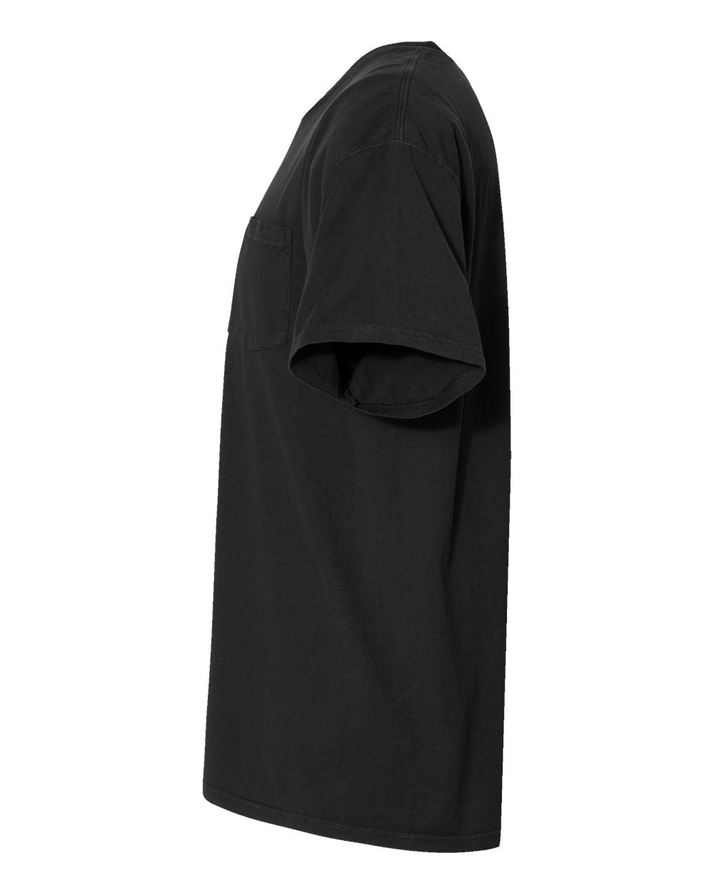 Unisex Garment-Dyed Pocket T-Shirt - DirectSide - B35200503 - Black