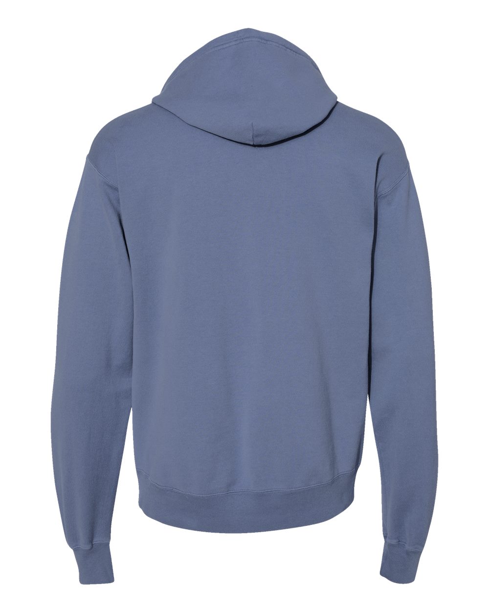 Unisex Garment-Dyed Hooded Sweatshirt - Back - B35800253 - Saltwater