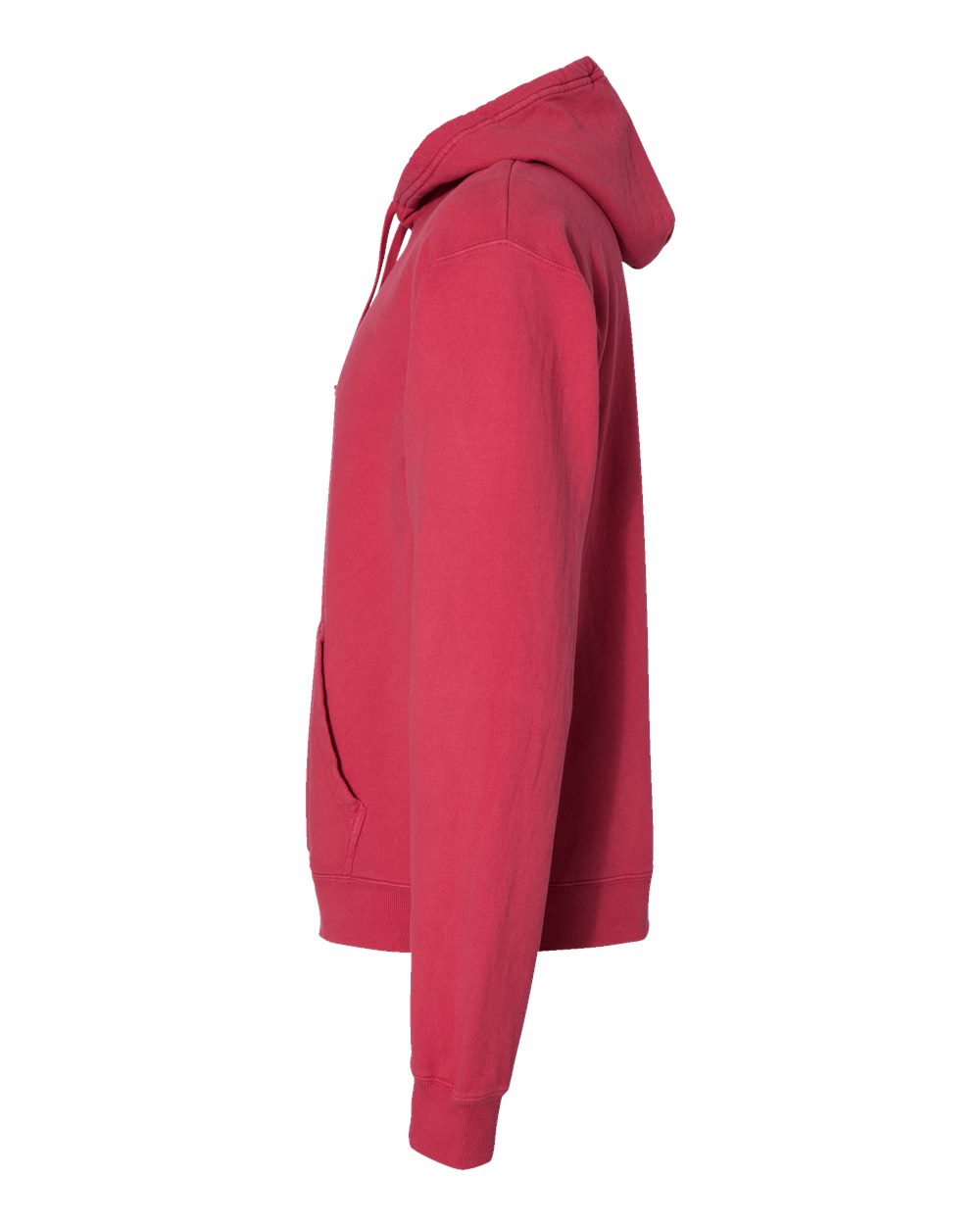 Unisex Garment-Dyed Hooded Sweatshirt - DirectSide - B35800703 - Crimson Fall