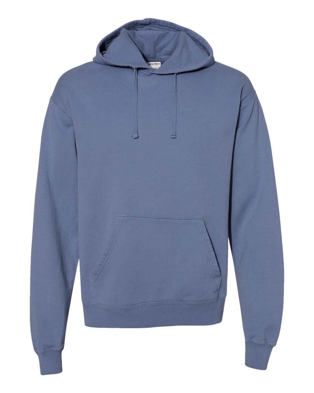 Unisex Garment-Dyed Hooded Sweatshirt - Front - B35800253 - Saltwater