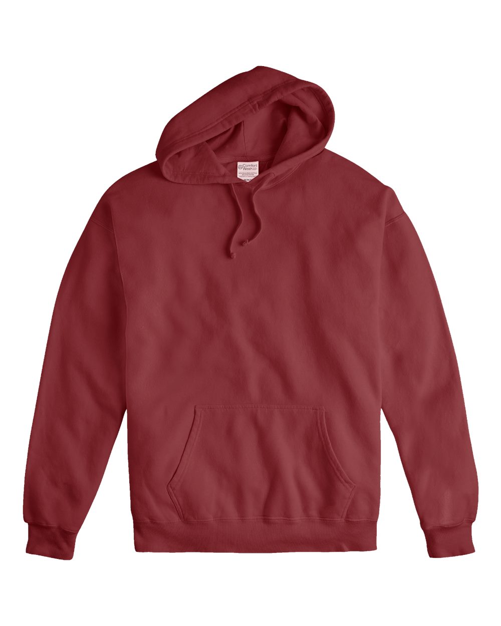 Unisex Garment-Dyed Hooded Sweatshirt - Front - B35800323 - Cayenne