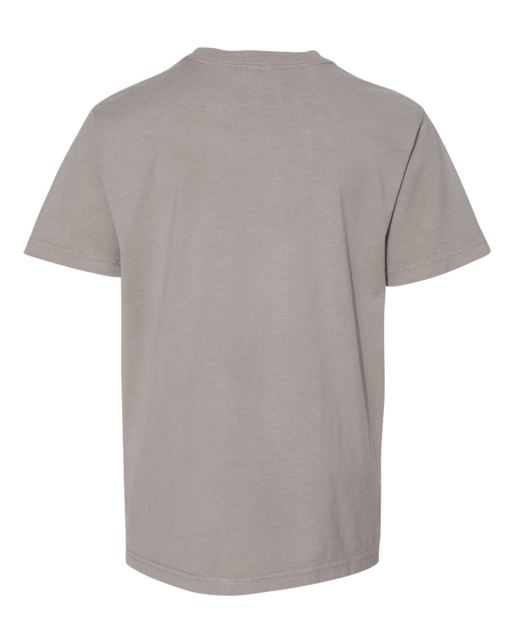 Youth Garment-Dyed T-Shirt - Back - B36900132 - Concrete Grey