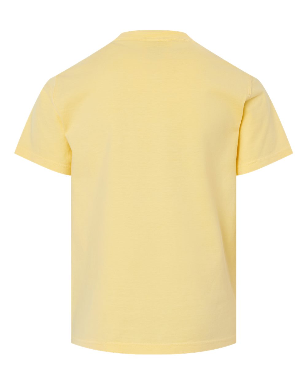 Youth Garment-Dyed T-Shirt - Back - B36900402 - Summer Squash Yellow