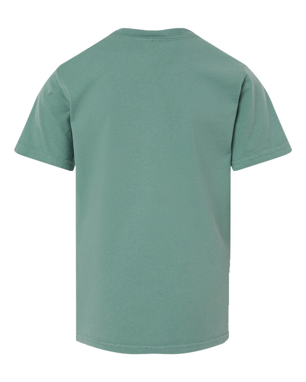 Youth Garment-Dyed T-Shirt - Back - B36900542 - Cypress Green