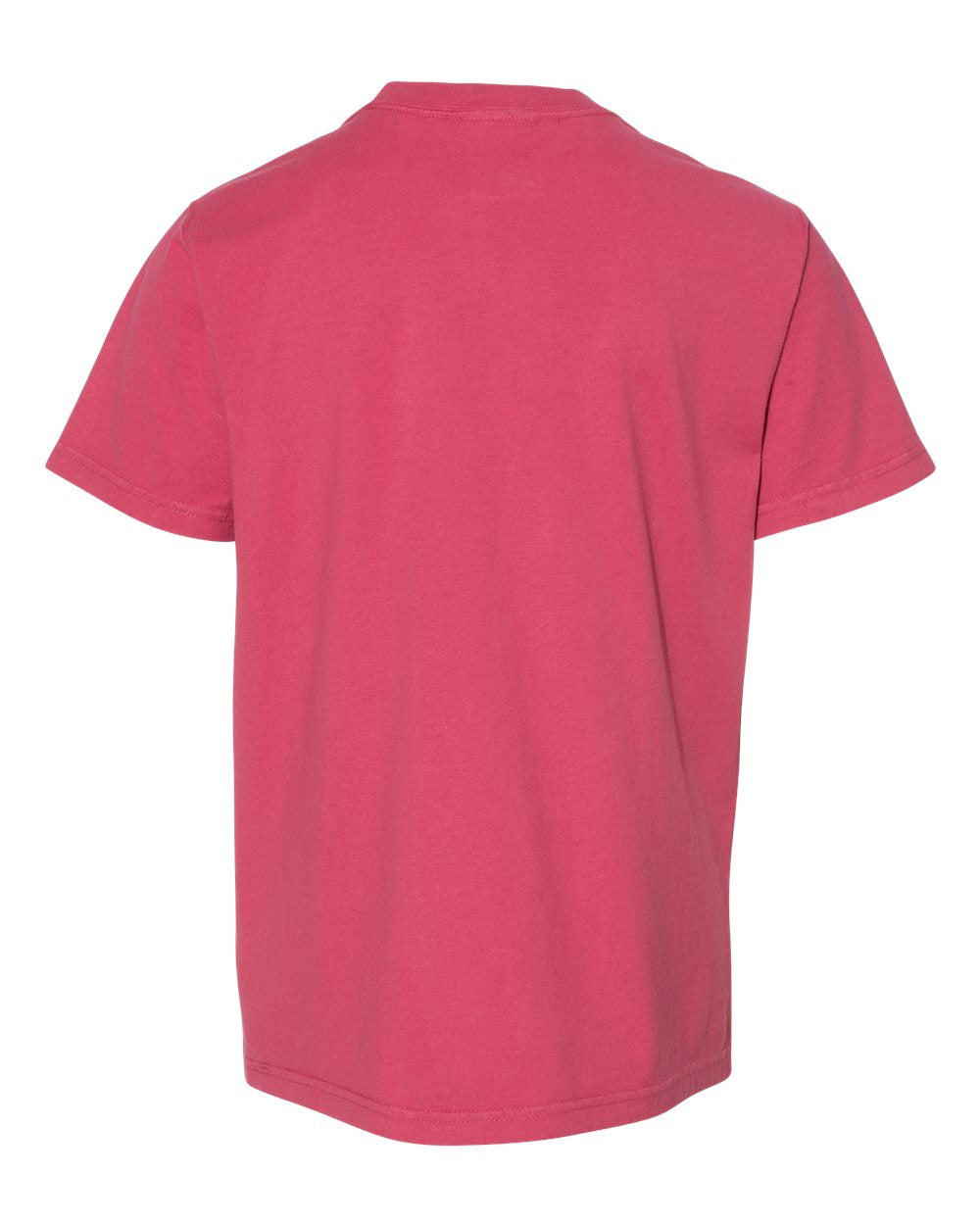 Youth Garment-Dyed T-Shirt - Back - B36900702 - Crimson Fall