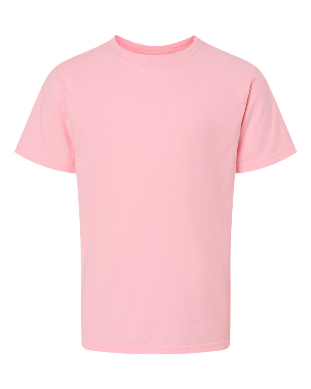Youth Garment-Dyed T-Shirt - Front - B36900312 - Cotton Candy