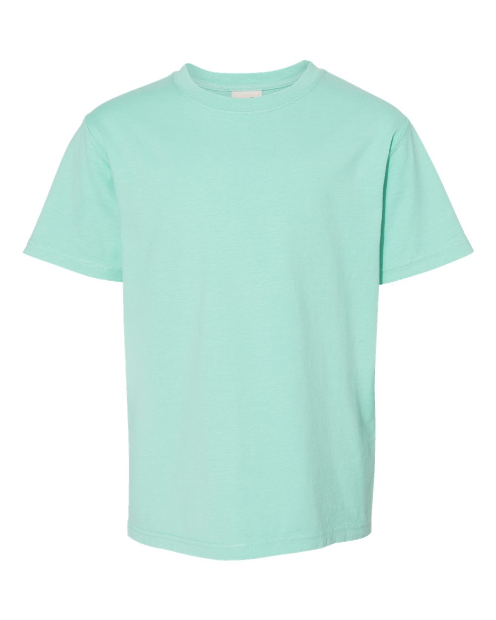 Youth Garment-Dyed T-Shirt - Front - B36900472 - Honeydew