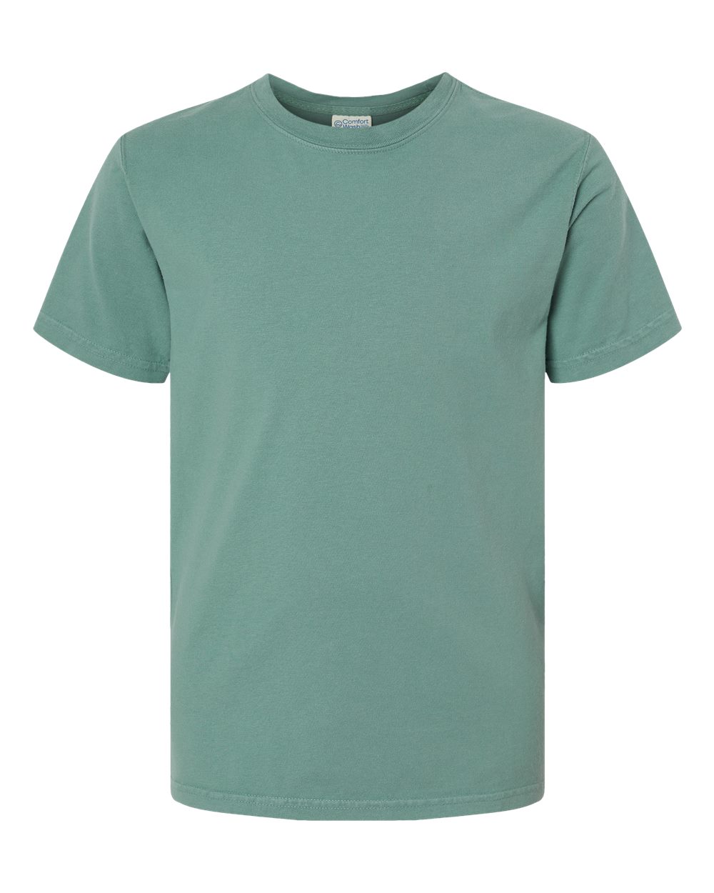 Youth Garment-Dyed T-Shirt - Front - B36900542 - Cypress Green