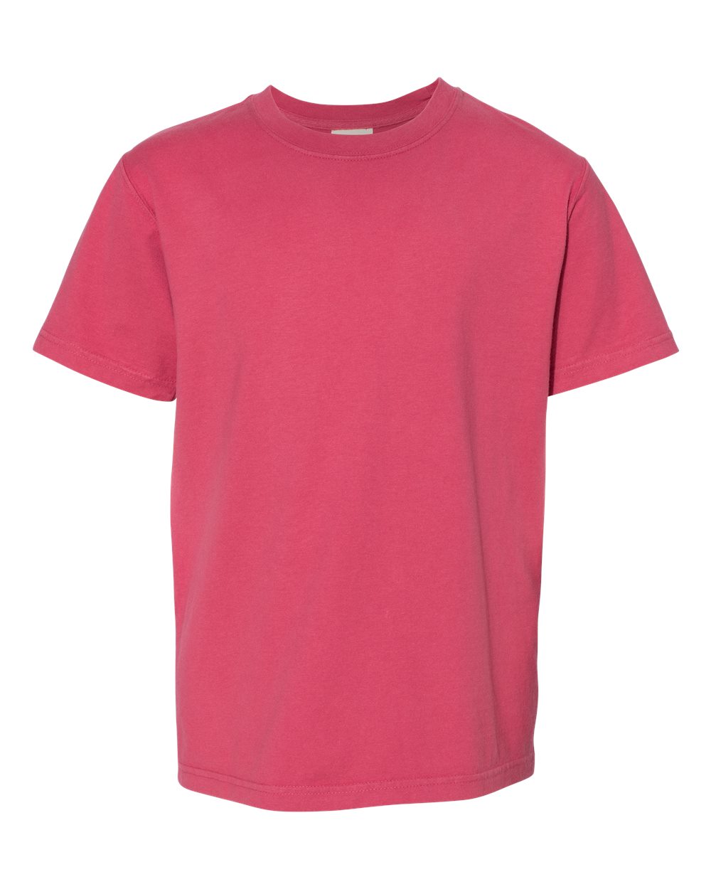 Youth Garment-Dyed T-Shirt - Front - B36900702 - Crimson Fall