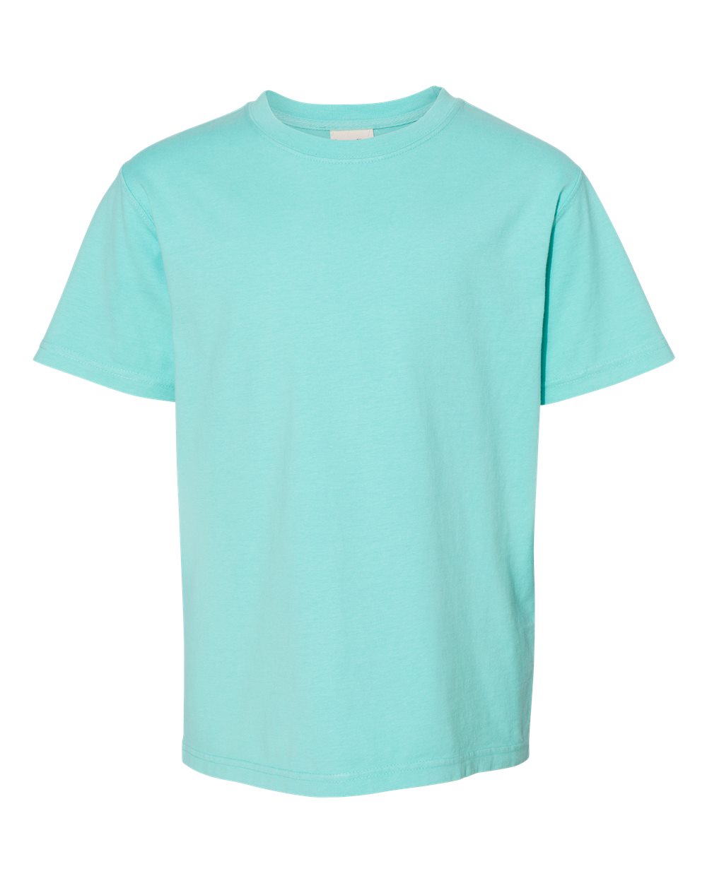 Youth Garment-Dyed T-Shirt - Front - B36900872 - Mint