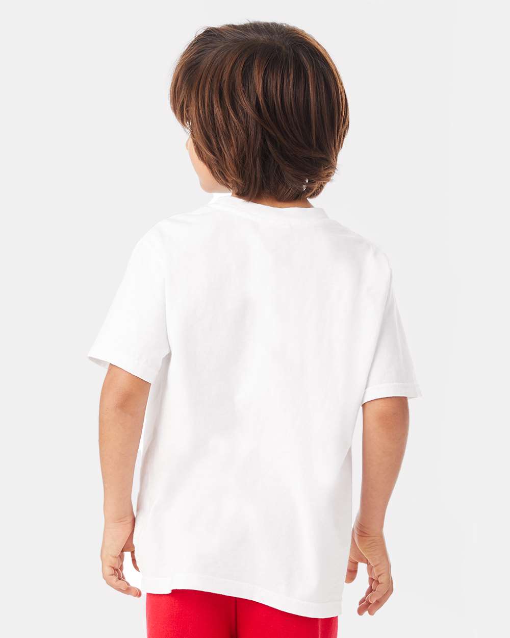 Youth Garment-Dyed T-Shirt - OnModelBack - B36900002 - White